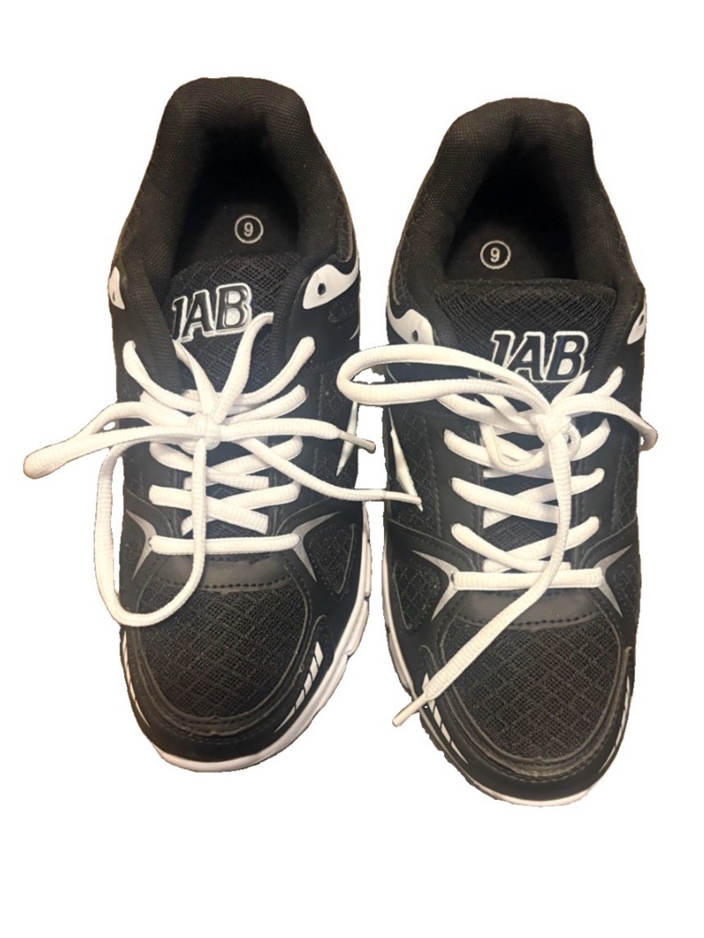 JAB Black Lace-Up Sneakers Women’s Size 6 NWOB